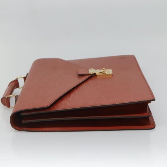 LOUIS VUITTON Epi Serviette Ambassador Business Bag Brown - Picture 5 of 15